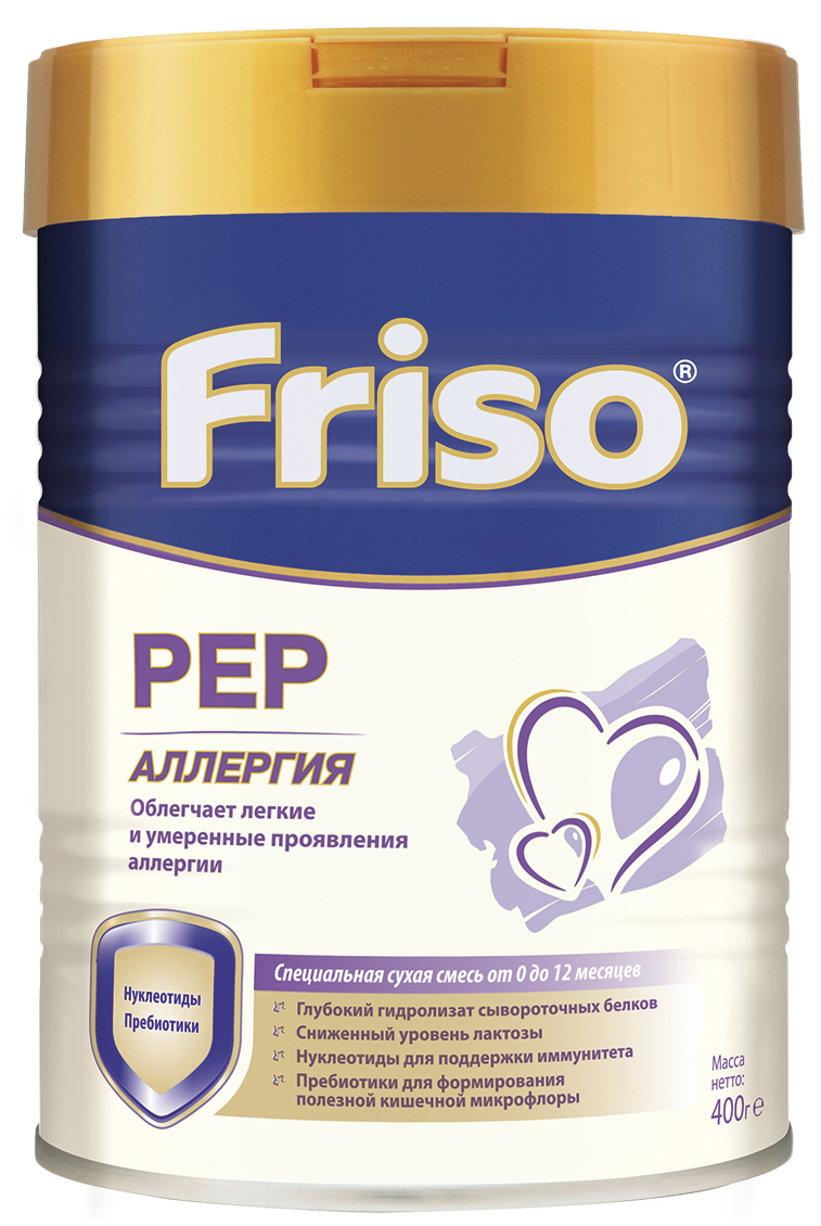 Акція на Смесь сухая Friso PEP для детей от 0 до 12 месяцев на основе глубокого гидролиза белков молочной сыворотки 400 г (8716200724289) від Rozetka UA