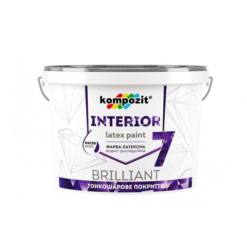 

Интерьерная краска для стен Kompozit INTERIOR 7 (14 кг)