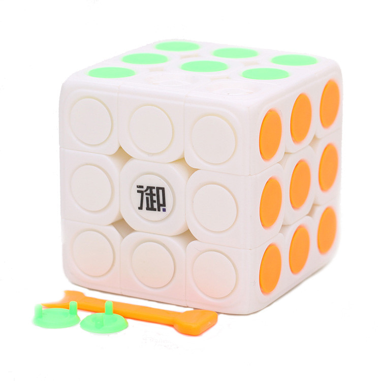 

Кубик KungFu 3x3x3 Dot Cube (КунгФу 3х3х3 Дот Куб), білий пластик