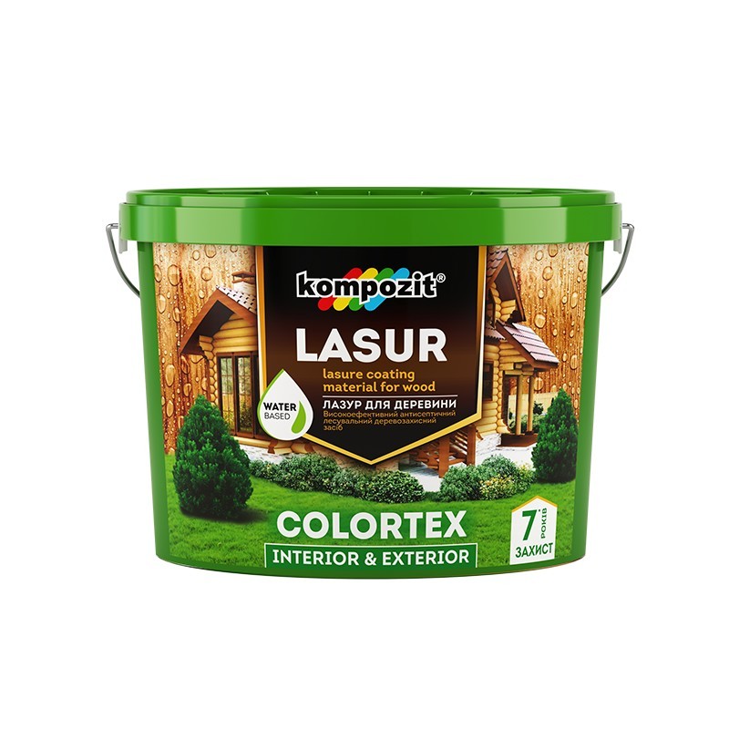 

Лазурь для дерева Kompozit COLORTEX 10 л венге