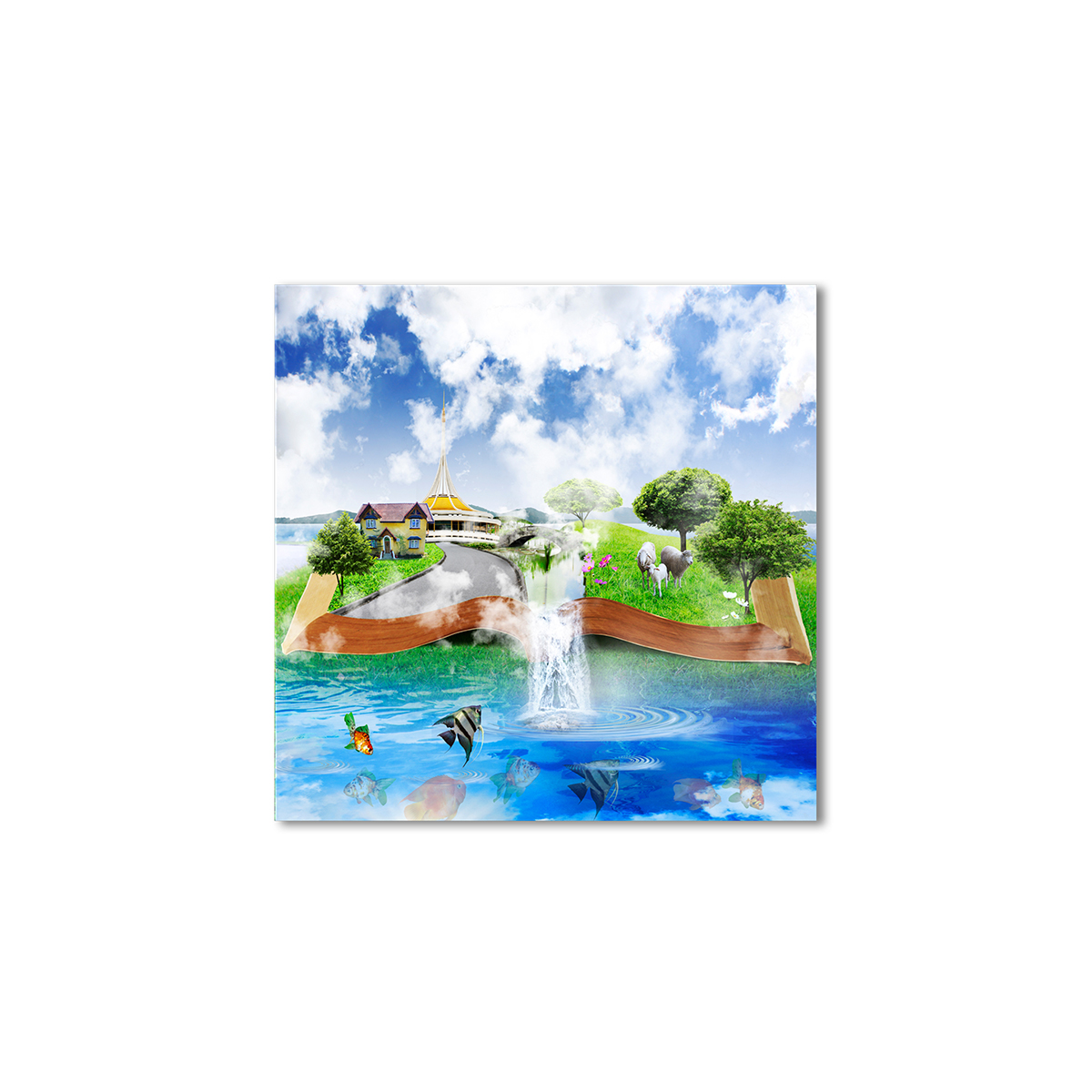 

Модульная картина Artel «Книга обо всем» 100x100 см