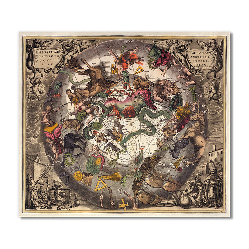 

Винтажная карта Artel «Южная звезда VMSceno Земля» 80x80 см