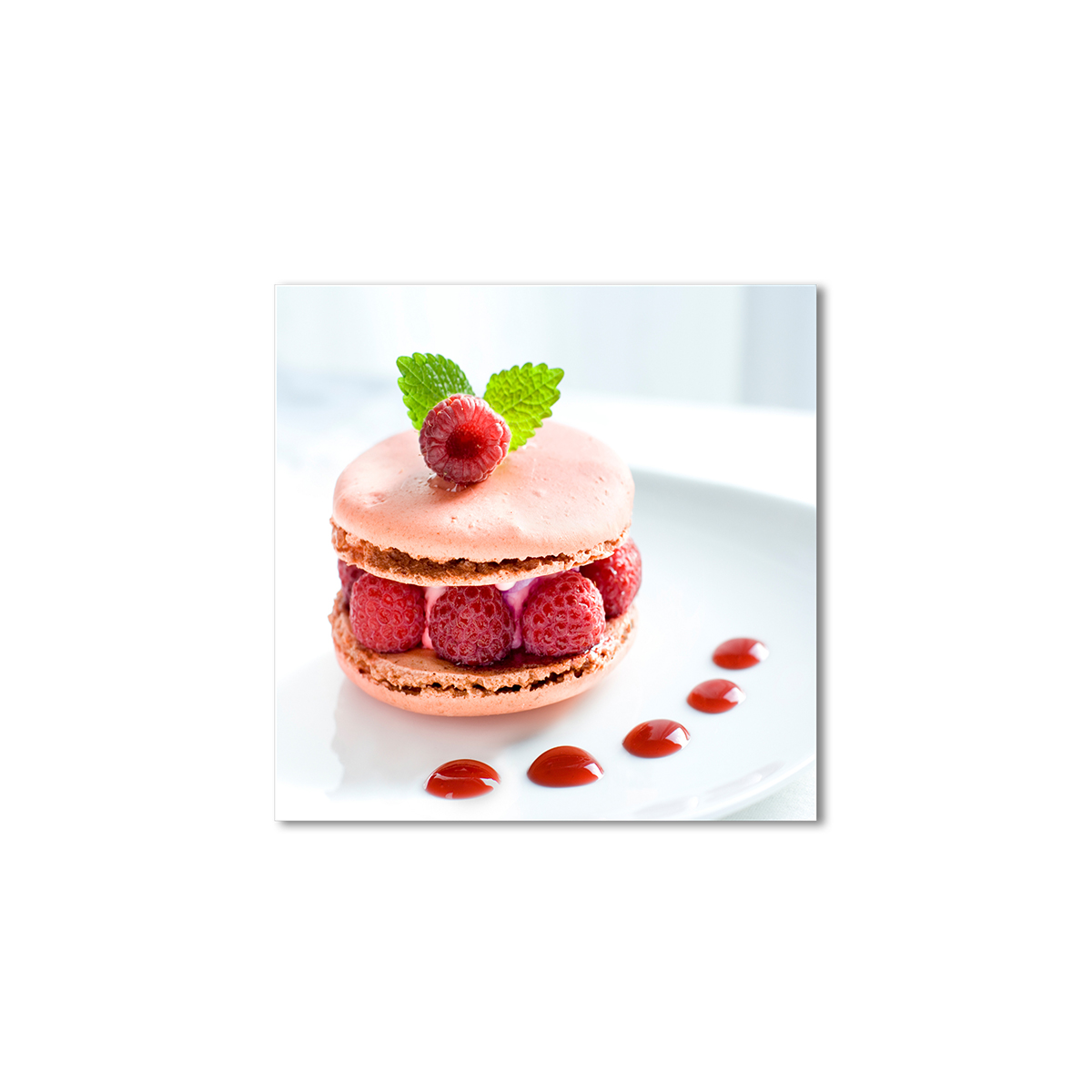 

Модульная картина Artel «Макарун с малиной» 90x90 см