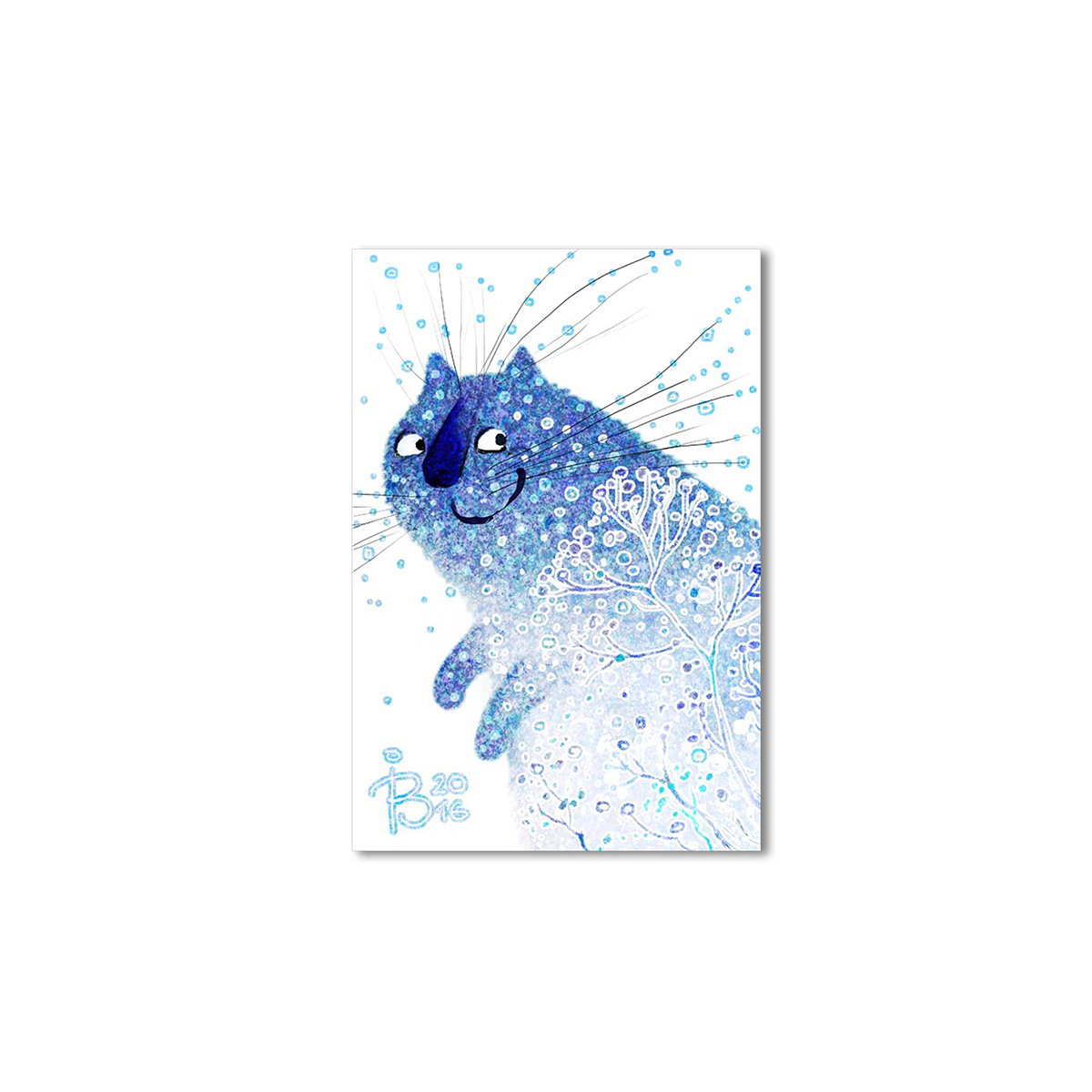 

Модульная картина Artel «Снегокот» 150x100 см