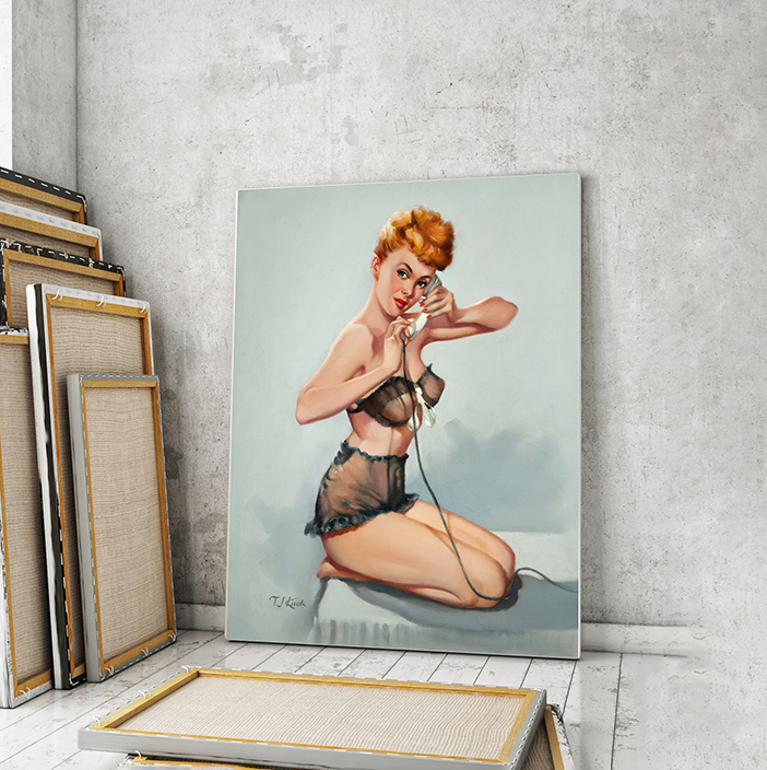 

Модульная картина Artel «В прозрачном белье. T.J. Kuck» 90x60 см