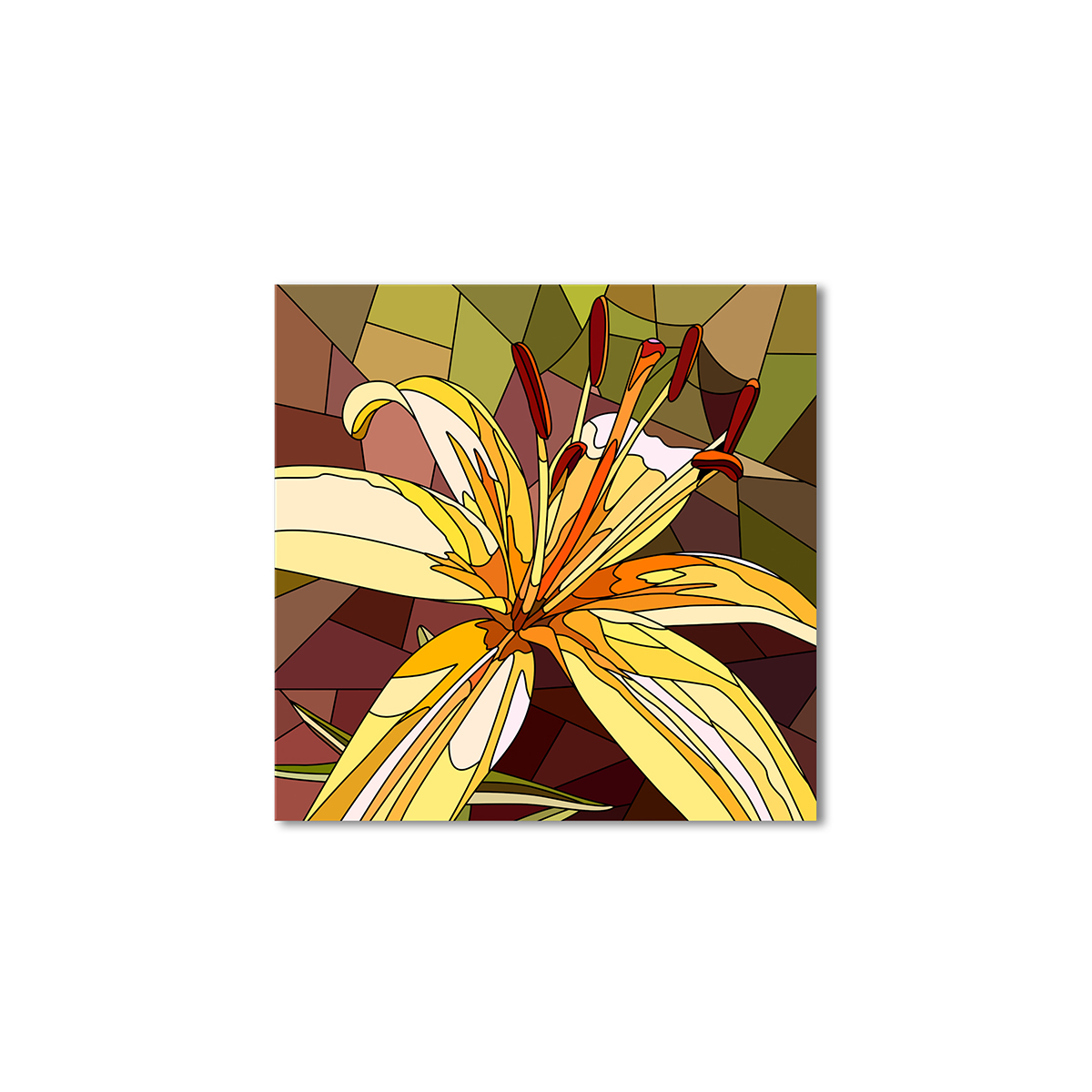 

Модульная картина Artel «Мозаика из цветка лилии» 60x60 см