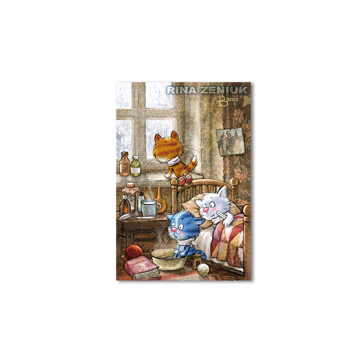 

Модульная картина Artel «Заболели котята» 90x60 см