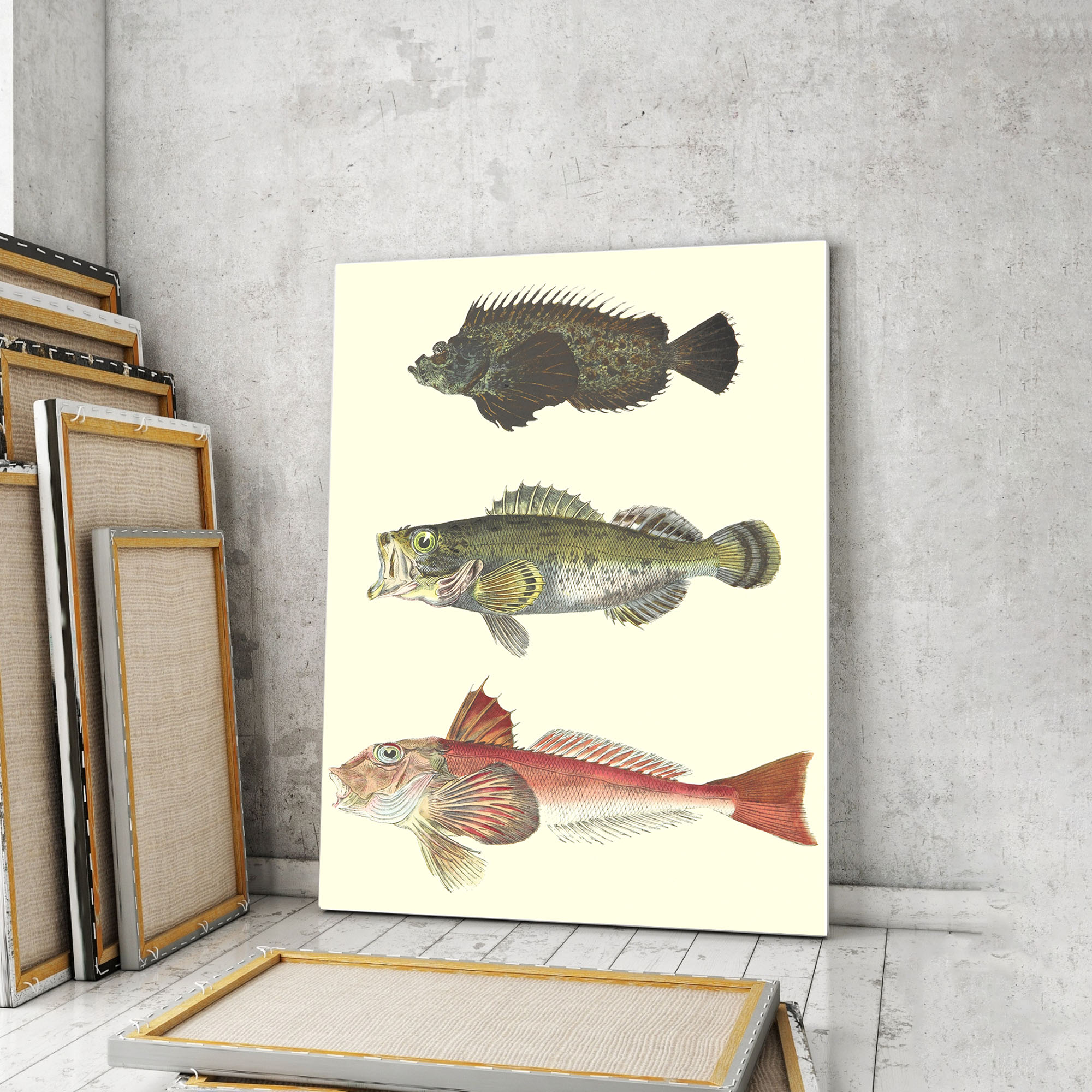 

Модульная картина Artel «Морские рыбы» 90x60 см