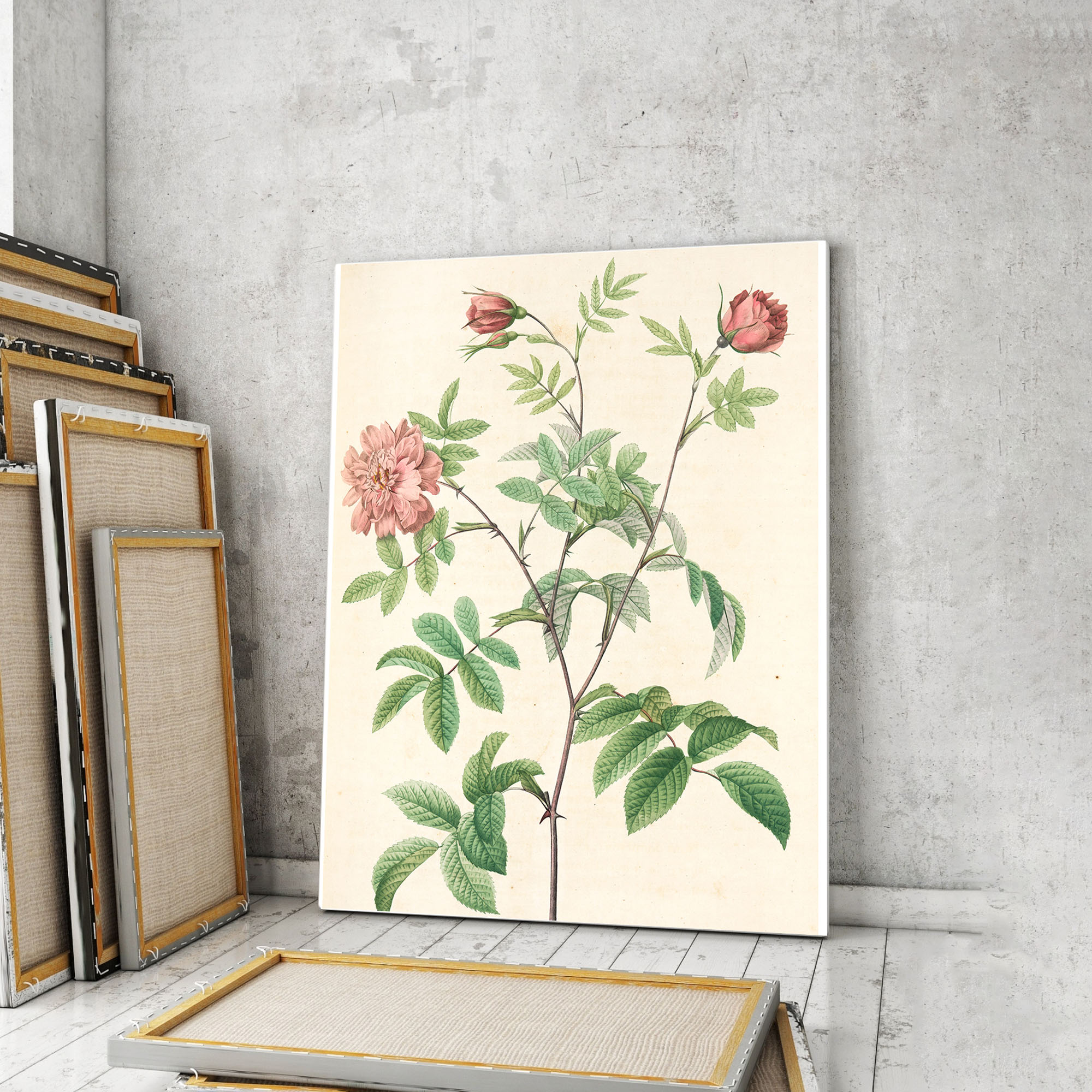 

Модульная картина Artel «Винтажный цветочный принт ветка пиона» 60х40 см