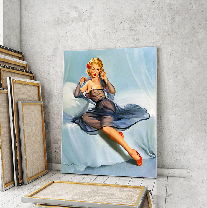 

Модульная картина Artel «Девушка на кровати. Гарри Экман» 90x60 см