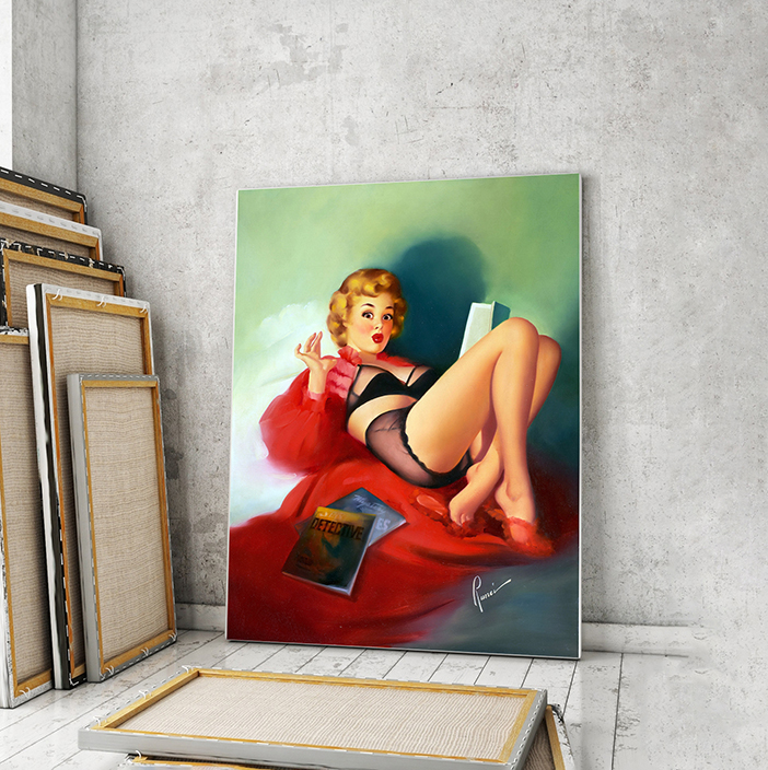 

Модульная картина Artel «Девушка с книгами. Эдвард Рунчи» 105x70 см