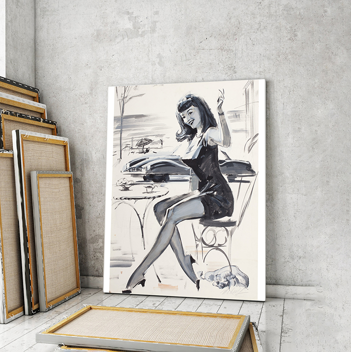 

Модульная картина Artel «Маленькое черное платье» 90x60 см