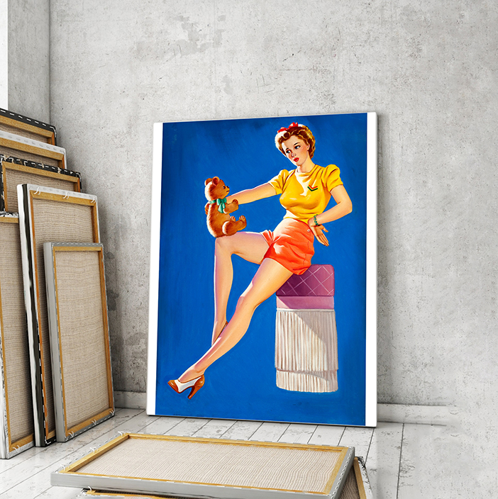

Модульная картина Artel «С плюшевым мишкой» 105x70 см