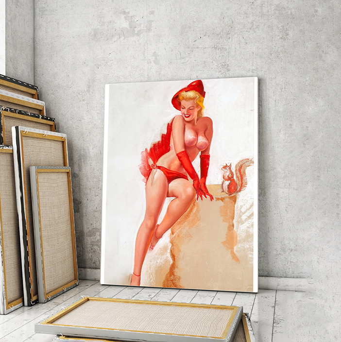 

Модульная картина Artel «Девушка секси с белочкой. Эрл Макферсон» 60х40 см