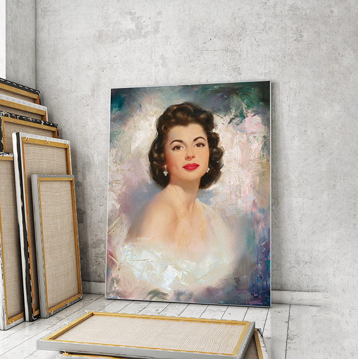 

Модульная картина Artel «Портрет брюнетки. Эдвард Рунчи» 105x70 см