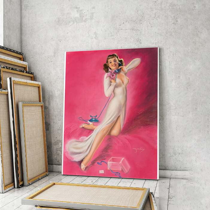 

Модульная картина Artel «Кокетка в блестящем платье» 105x70 см