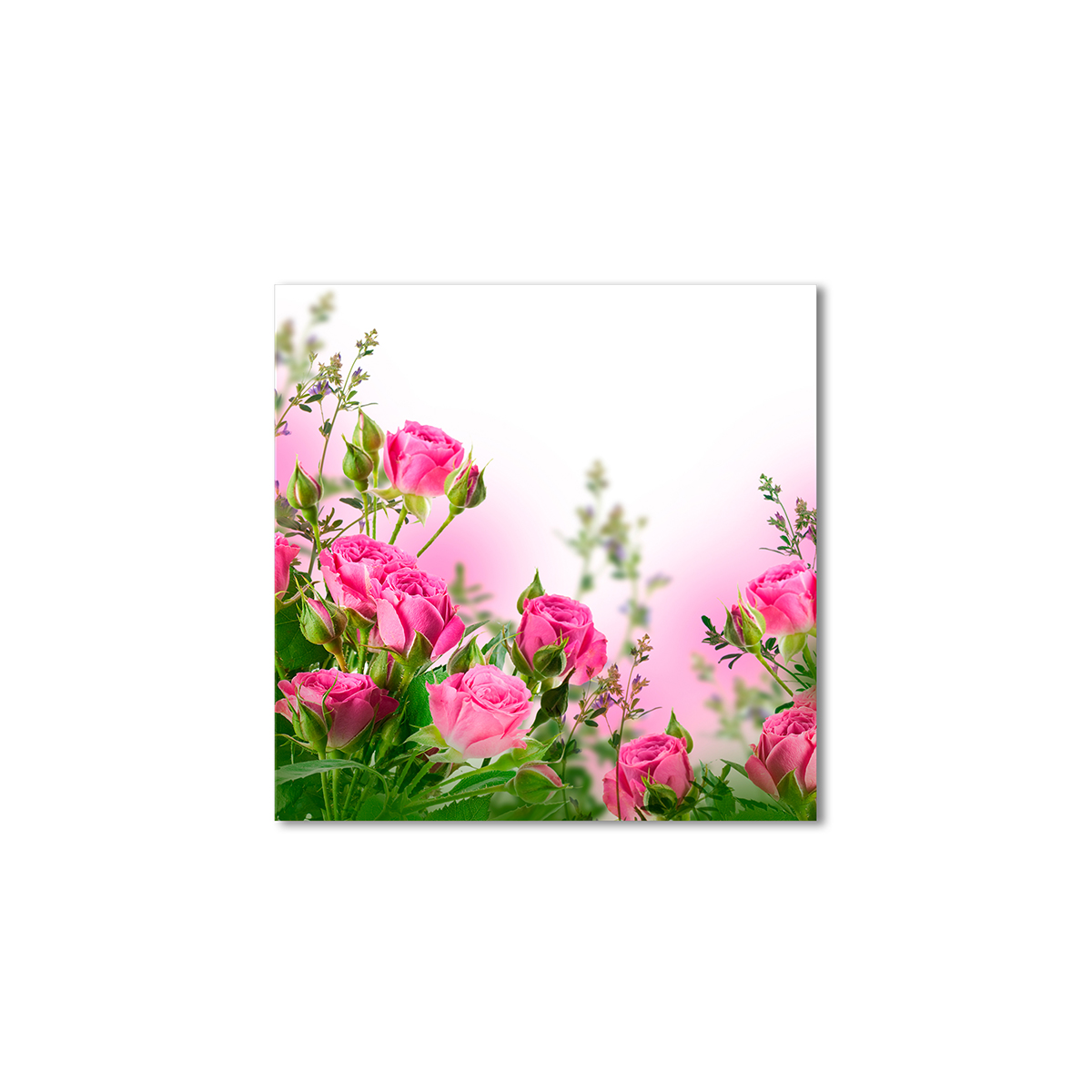 

Модульная картина Artel «Маленькие розовые розы» 80x80 см