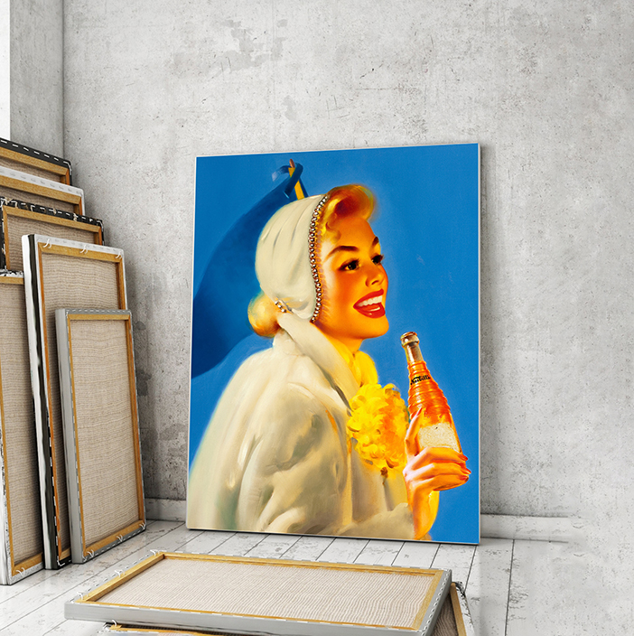 

Модульная картина Artel «Фанатка футбола Календарь 1956. Эдвард Рунчи» 150x100 см