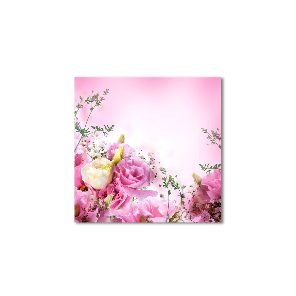 

Модульная картина Artel «Розовый букет» 60x60 см