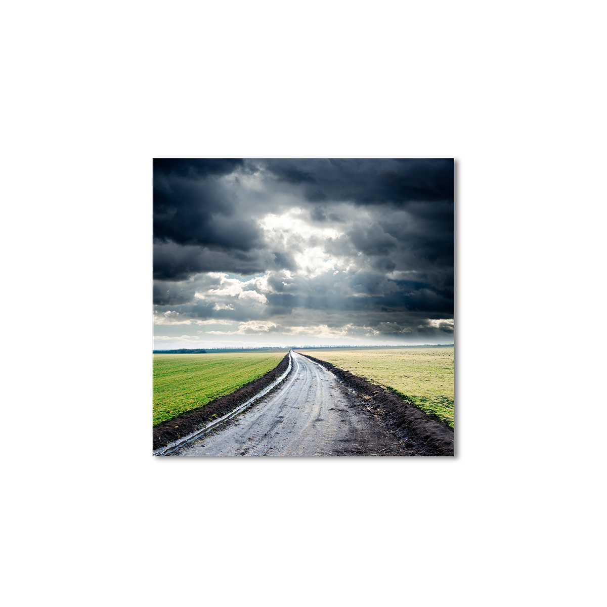 

Модульная картина Artel «Дорога перед дождем» 120x120 см