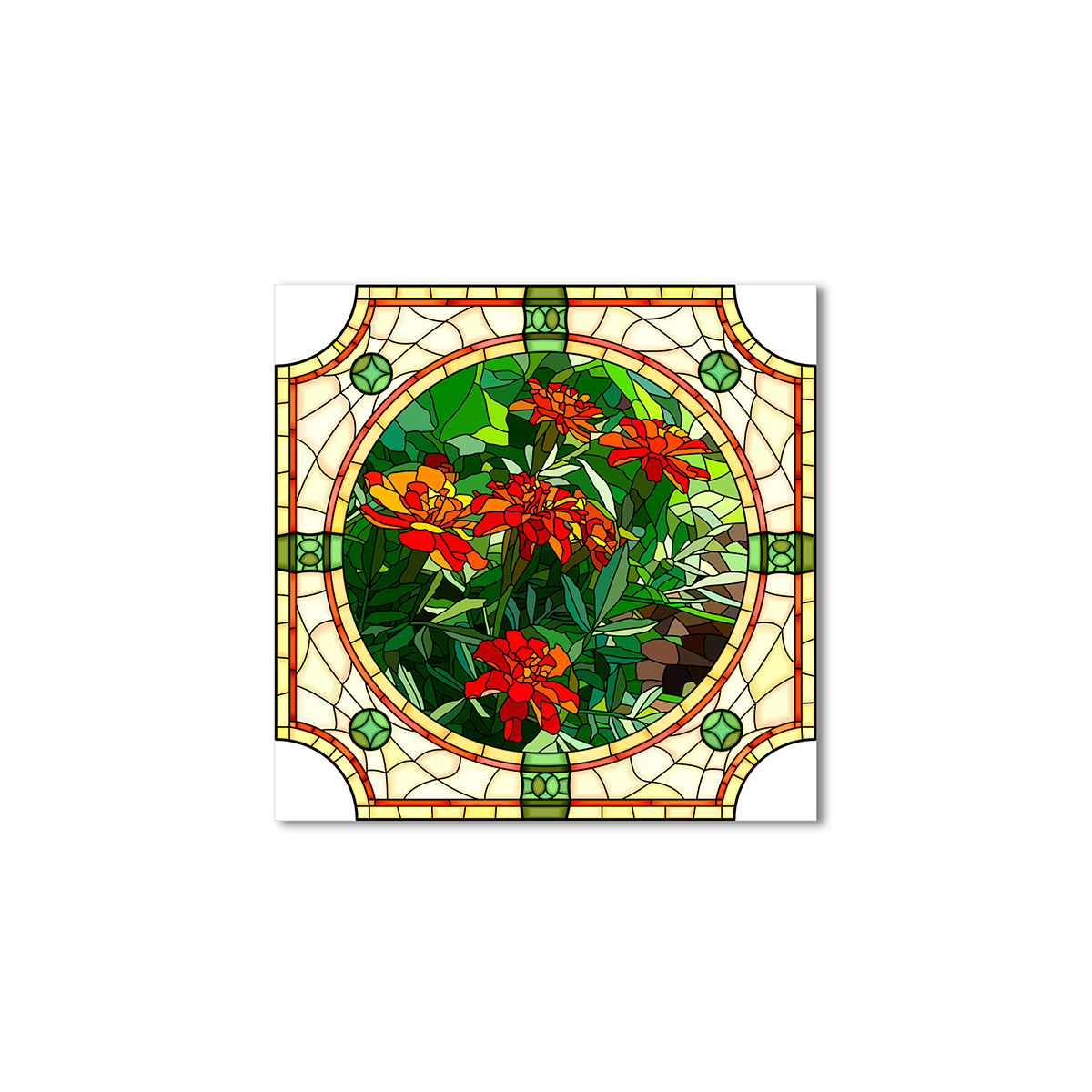 

Модульная картина Artel «Абстракция астры» 70x70 см
