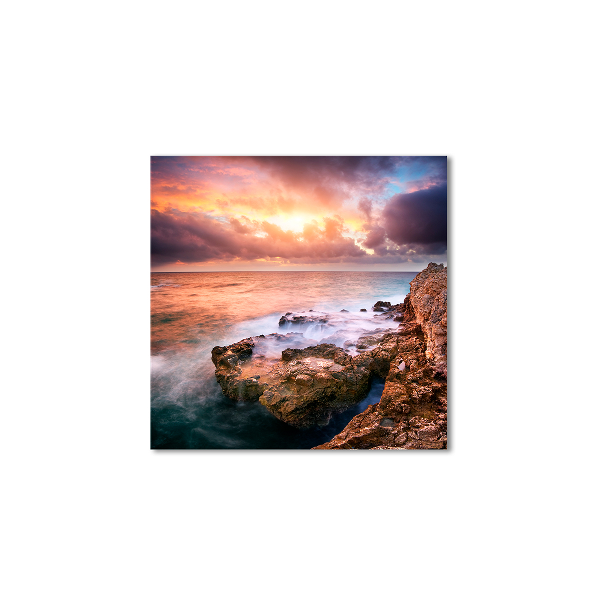 

Модульная картина Artel «Море волны камни скалы» 100x100 см