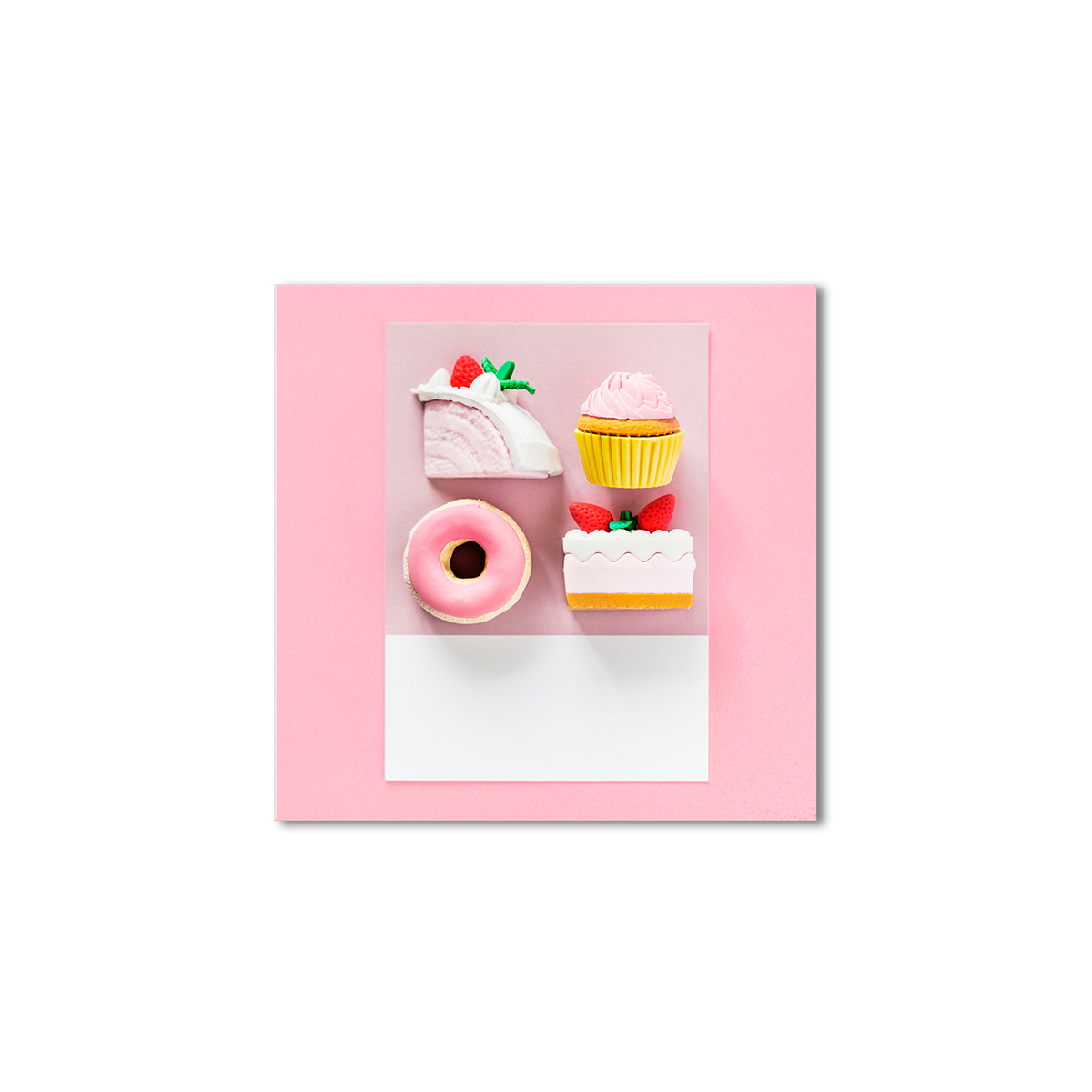 

Модульная картина Artel «Розовые пирожные» 50x50 см