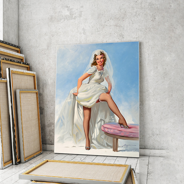

Модульная картина Artel «Невеста и подвязка. Дональд Раст» 90x60 см