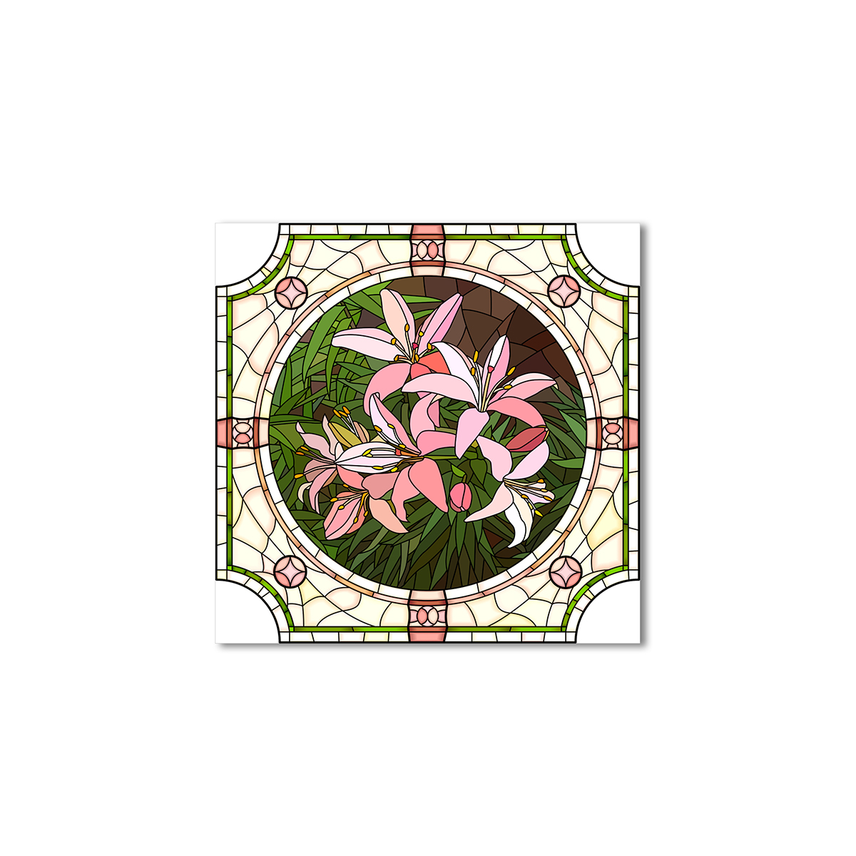 

Модульная картина Artel «Абстракция лилии» 80x80 см