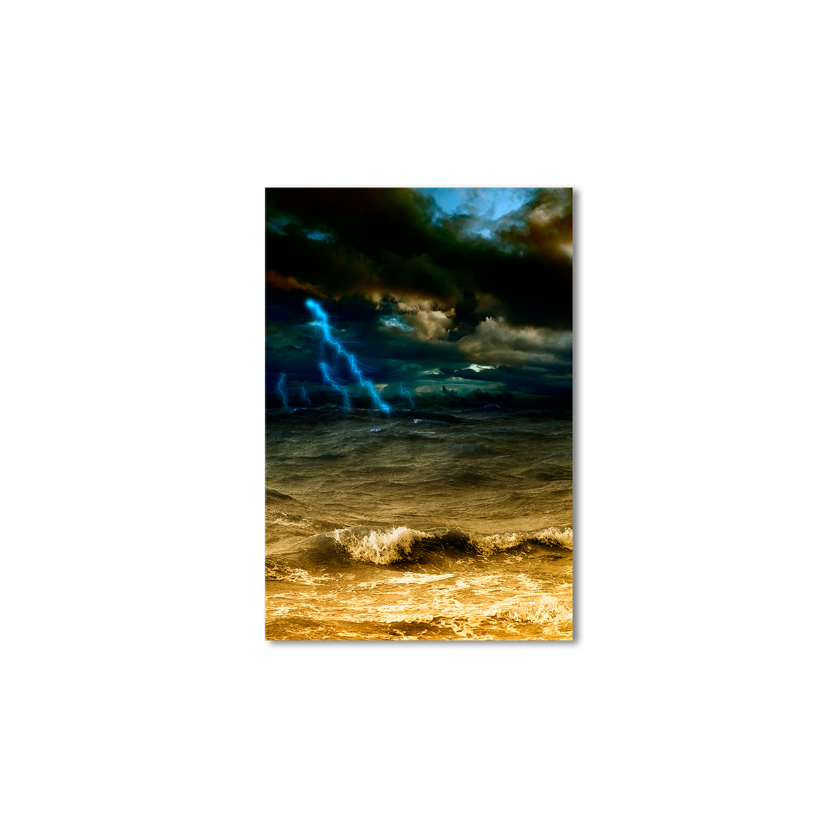 

Модульная картина Artel «Шторм молния волны» 120x80 см