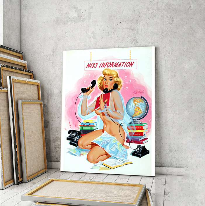 

Модульная картина Artel «Мисс информация» 105x70 см
