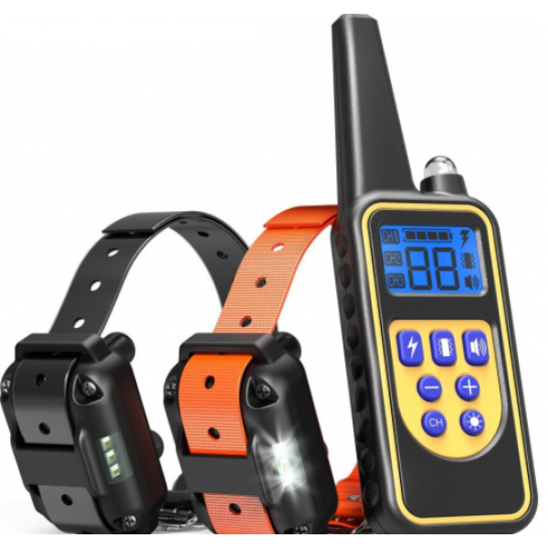 

Электронный ошейник Dog Collar для дрессировки собак, на 2-ва ресивера RT-880 из ABS пластик черный (WT-7763)