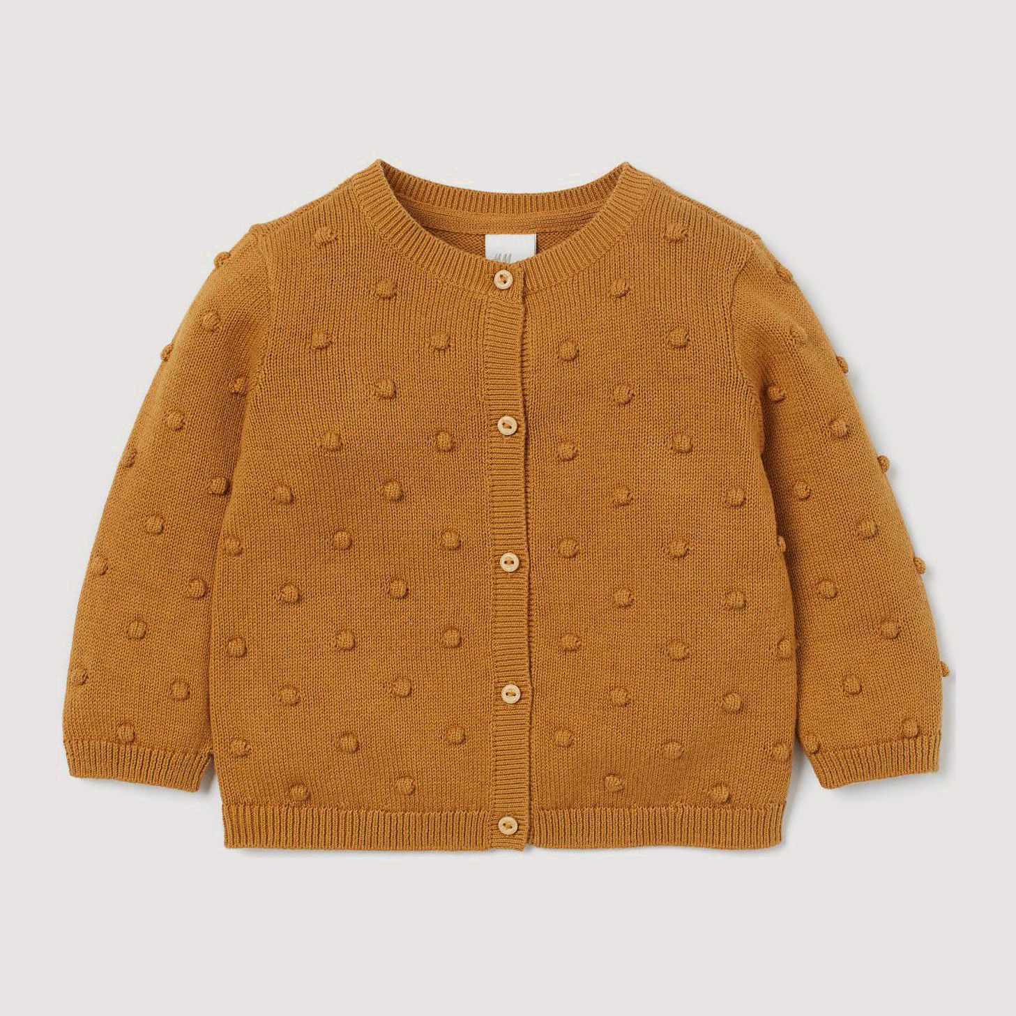 

Кардиган H&M 1206-6734622 56 см Горчичный