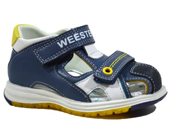 

Босоніжки WeeSTEP арт.0006-CB, блакитний-жовтий, 26р