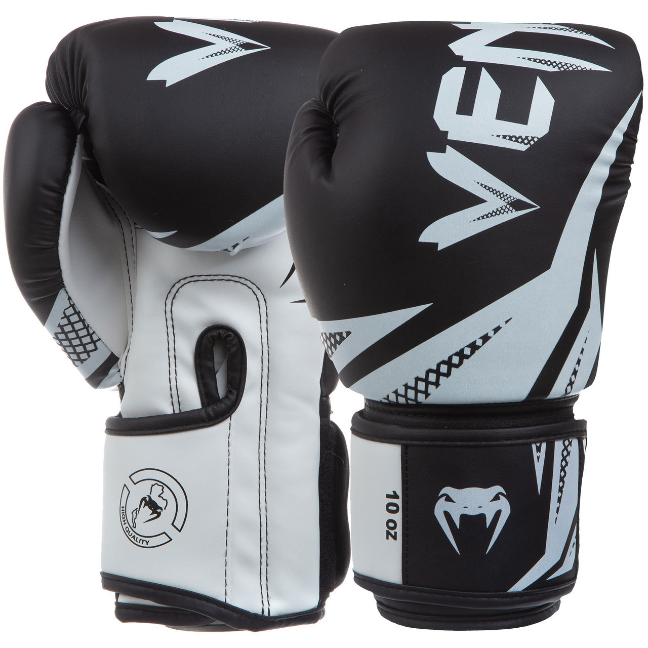 

Перчатки для бокса и единоборств VENUM Challenger 3.0 Heroe PU 0866 Black-White 12 унций