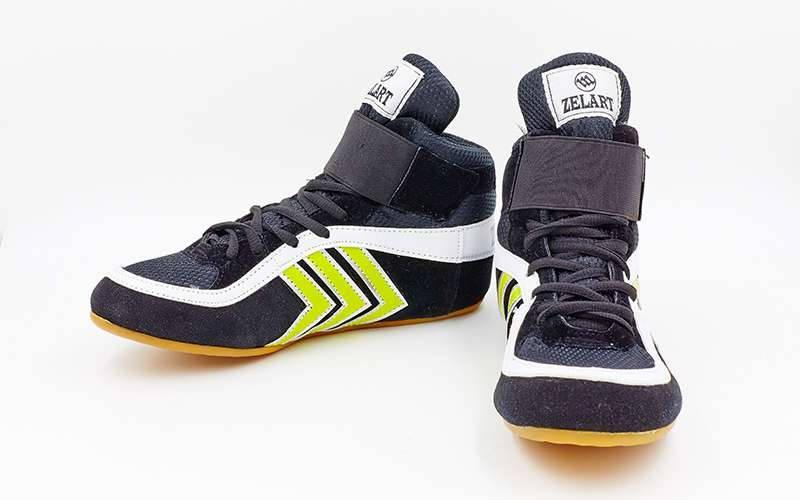 

Борцовки замшевые Zelart Sport Heroe 4858 размер 34 черные