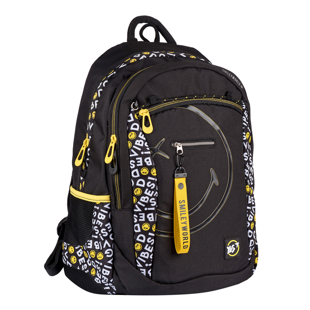 

Рюкзак Yes T-121 Smiley World Black&Yellow (552511)