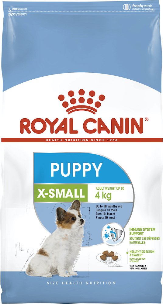 

Сухий корм Royal Canin X-small Puppy 1,5 кг + контейнер (10863)