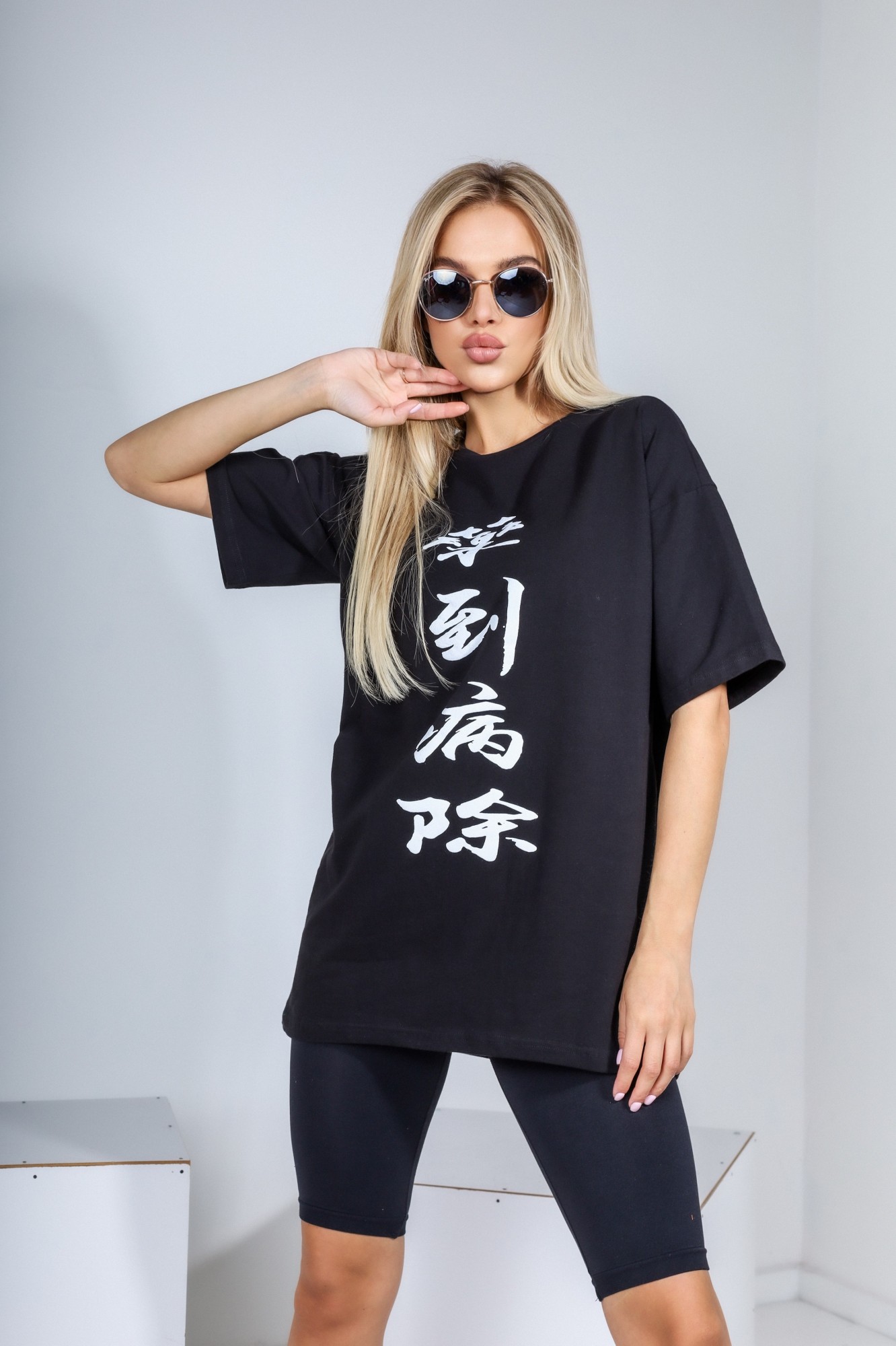 

Футболка-Туника М Чёрная RMG TEXTIL 202011/1