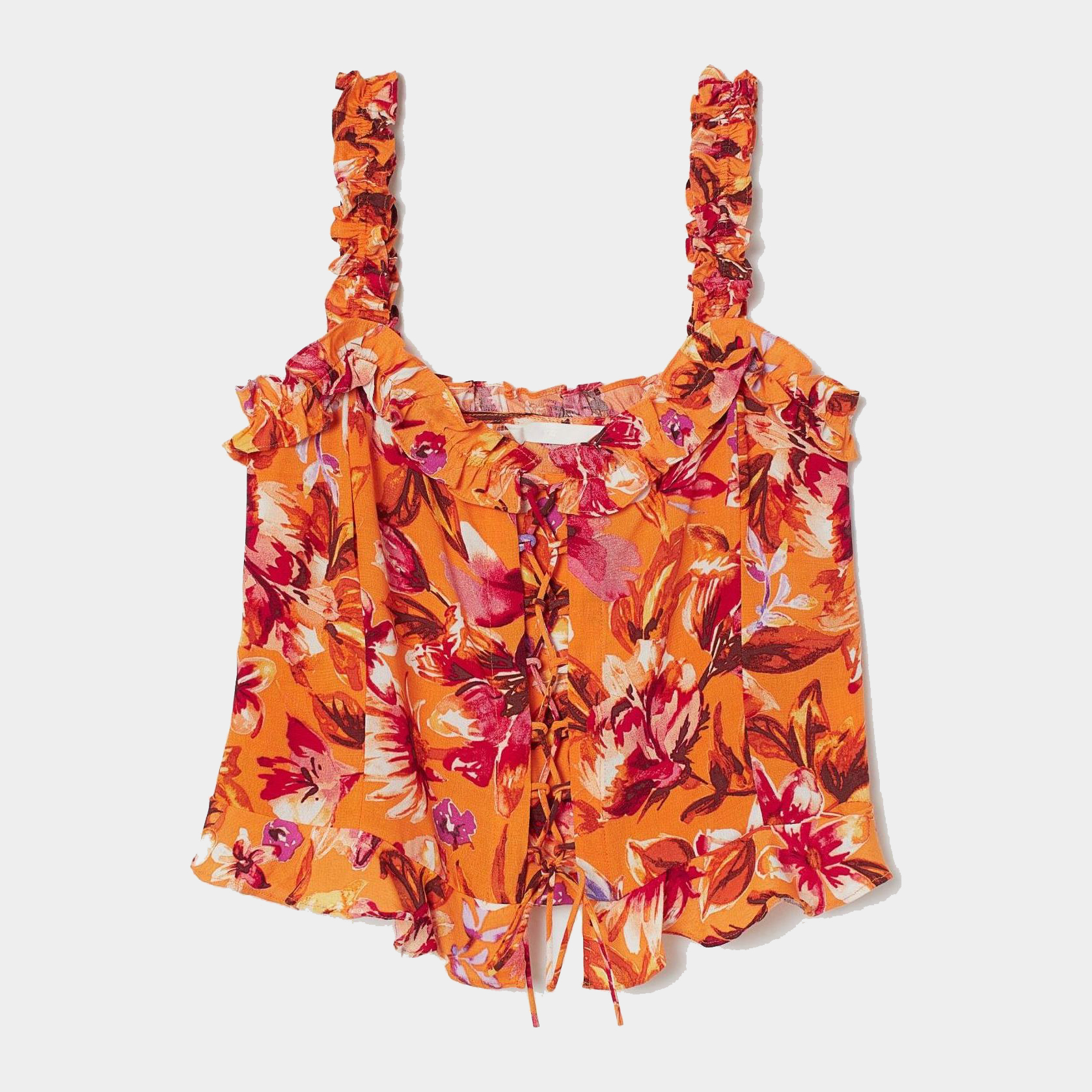 

Топ H&M 1703-8502511  Оранжевый, Топ H&M 1703-8502511 XS Оранжевый