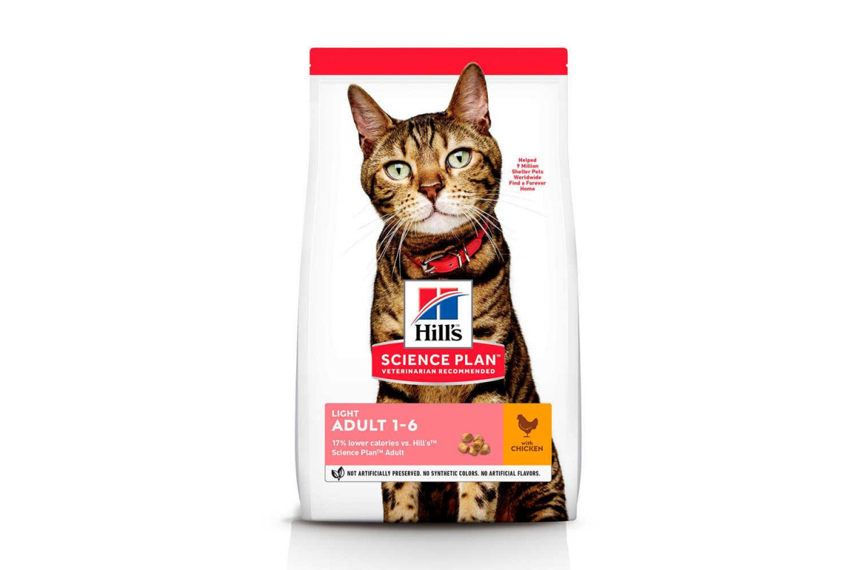 

Сухой корм Hill's Science Plan Adult Light Cat Chicken 1.5 кг