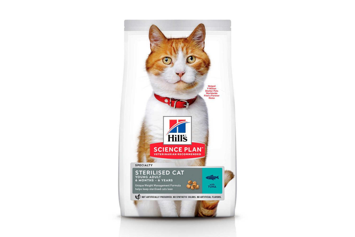 

Сухой корм Hill's Science Plan Young Adult Sterilised Cat Tuna 1.5 кг