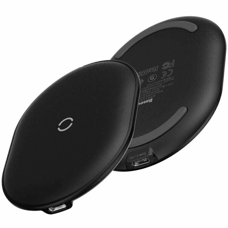 

Беспроводное ЗУ Baseus Cobble Wireless Charger (WXYS-01) 15W Black