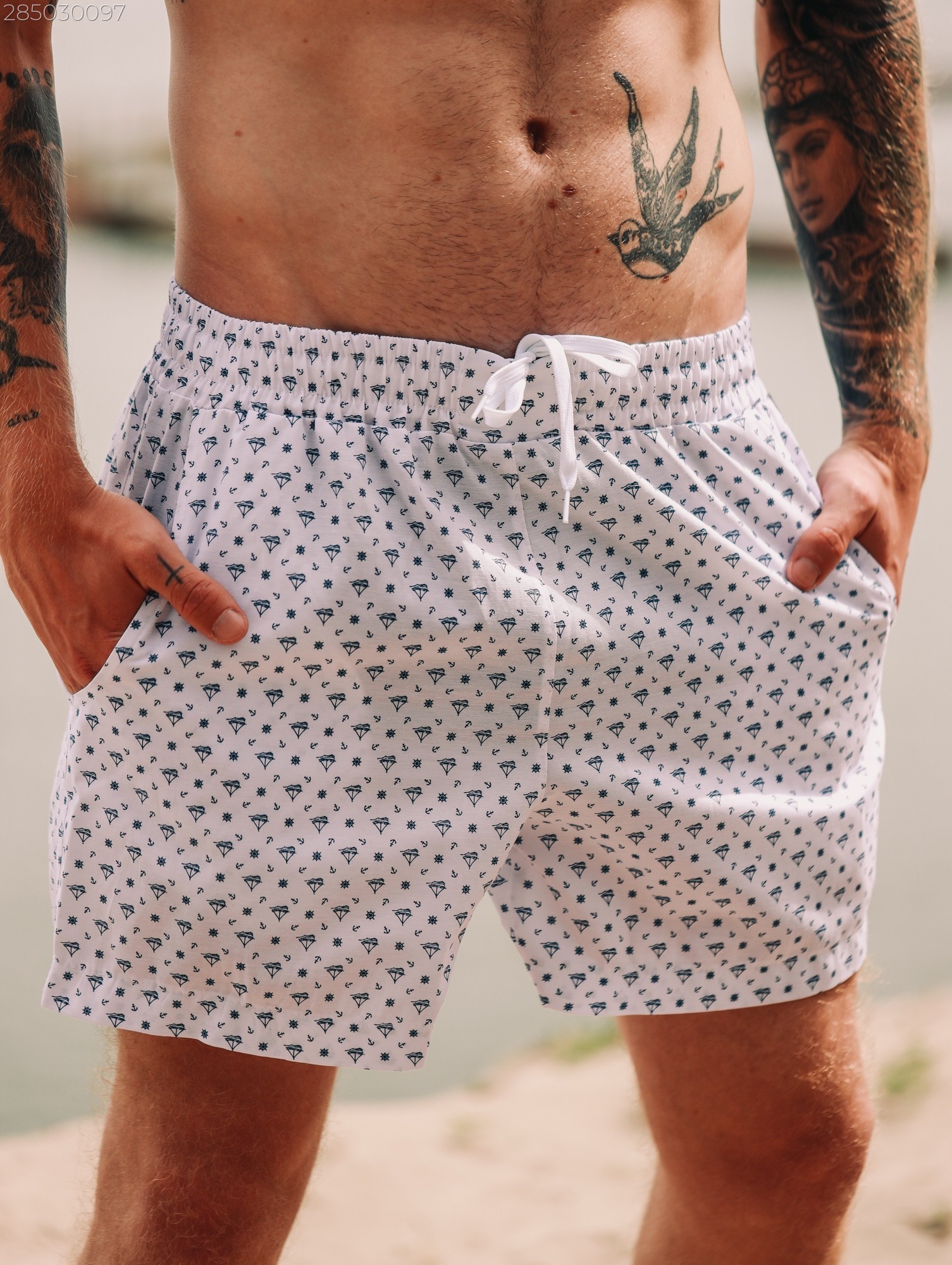 

Пляжные шорты ASOS "Яхточки" S