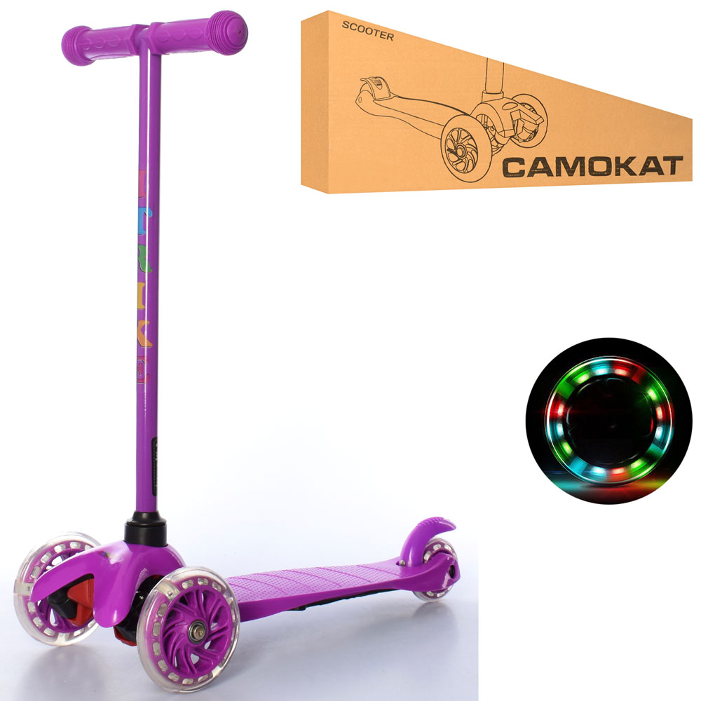 

Самокат iTrike BB 3-013-5-V MINI фиолетовый