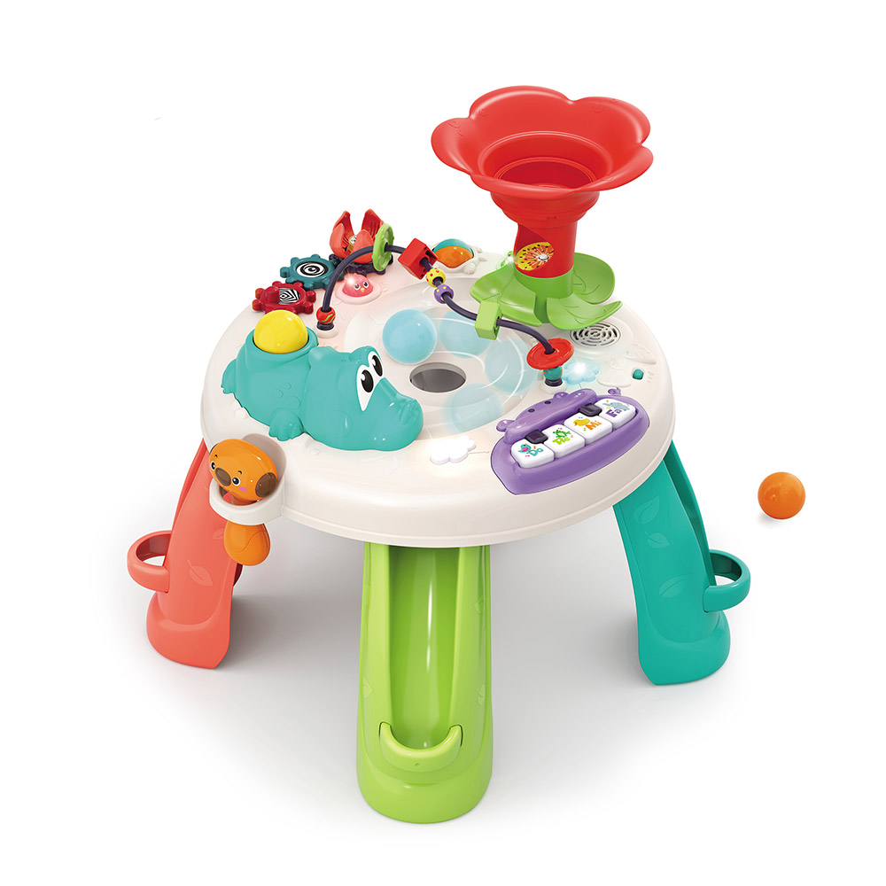 

Центр розвиваючий Hola Toys E8999 столик, піаніно, пастка, лабіринт, музика, світло