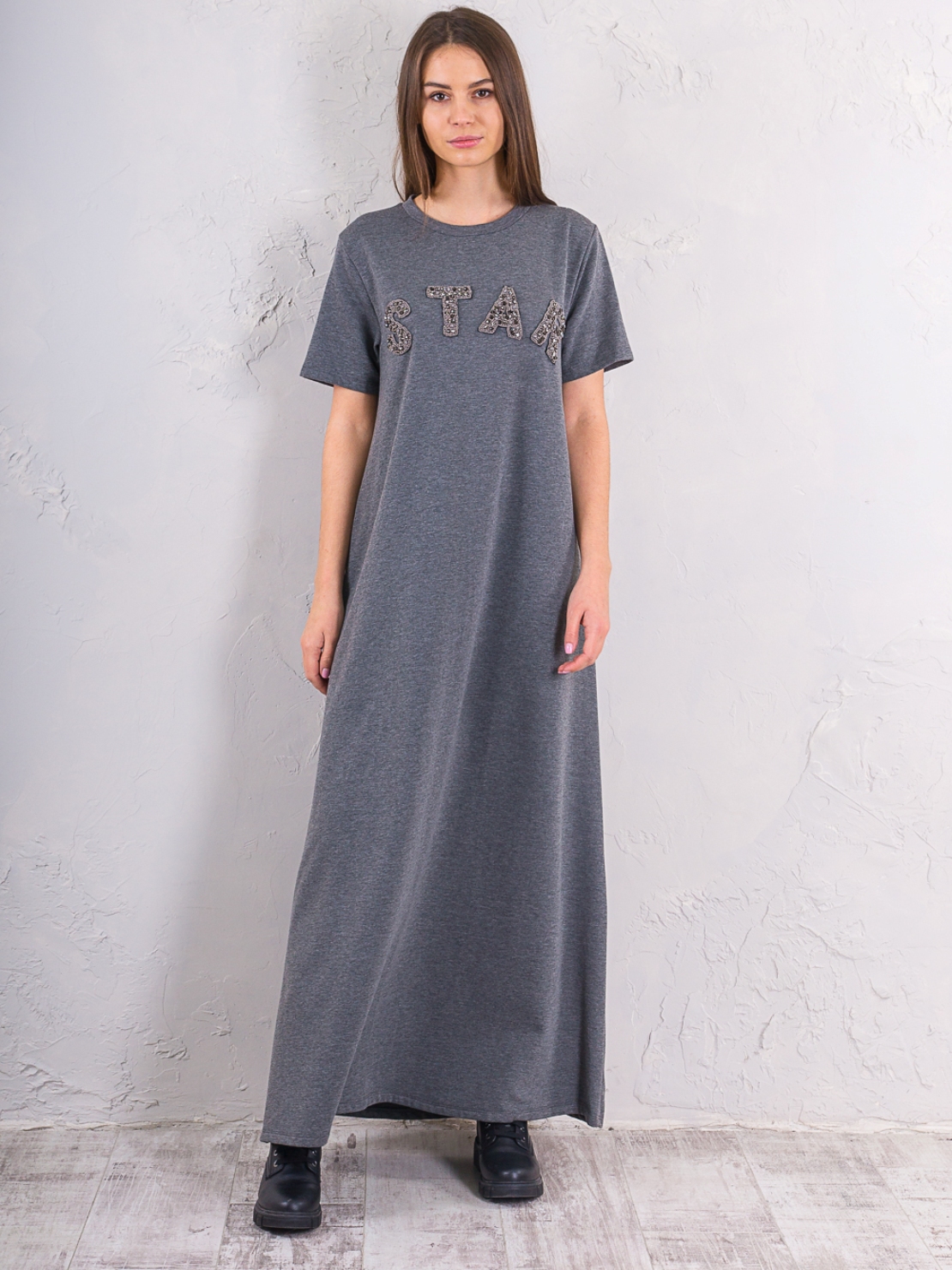 

Платье Tensione In DPAB02699 M Серый