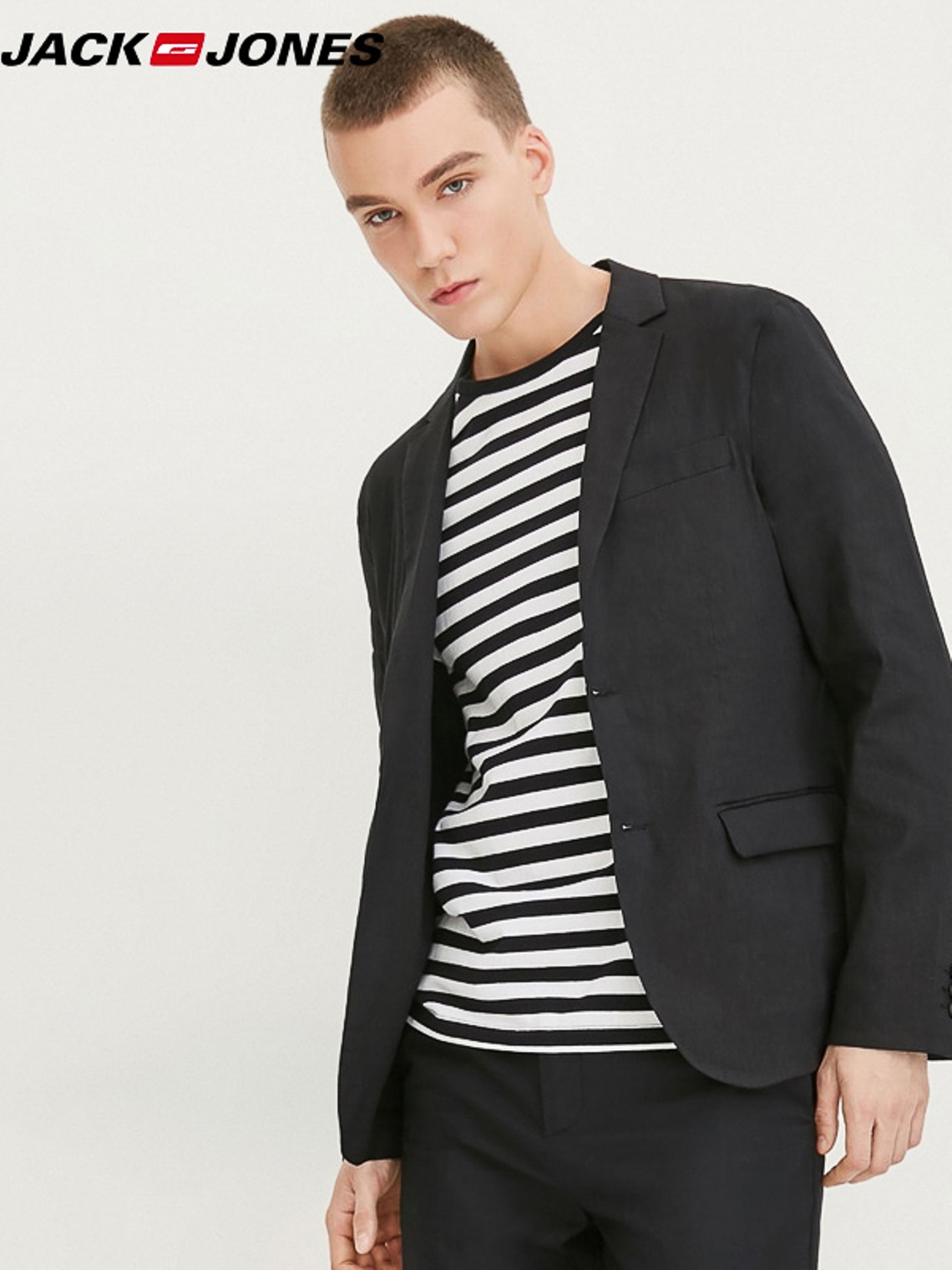 

Пиджак из льна Jack & Jones 217208508  Черный, Пиджак из льна Jack & Jones 217208508 S Черный