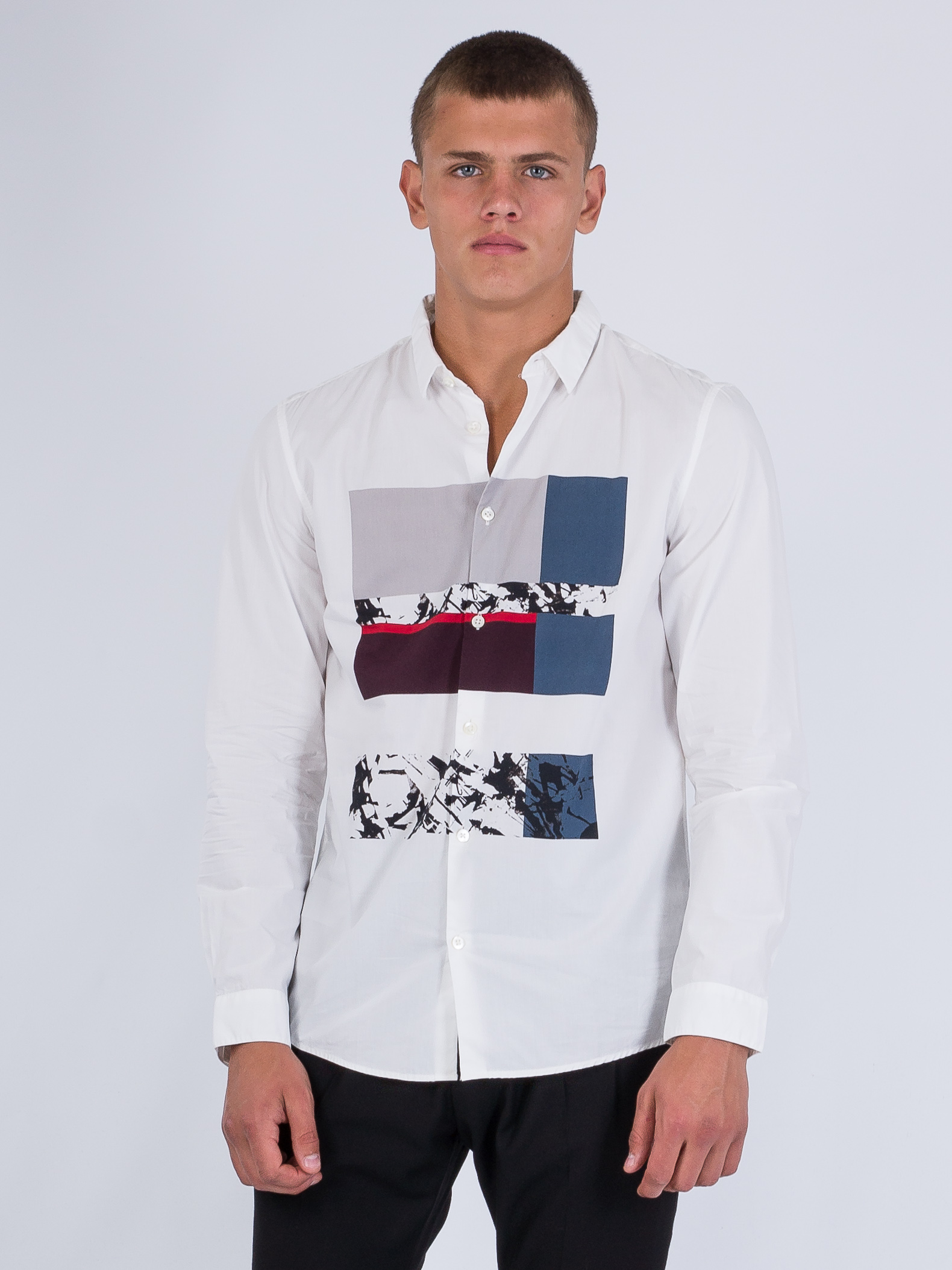 

Рубашка Jack & Jones 217105533  Белый, Рубашка Jack & Jones 217105533 2XL Белый