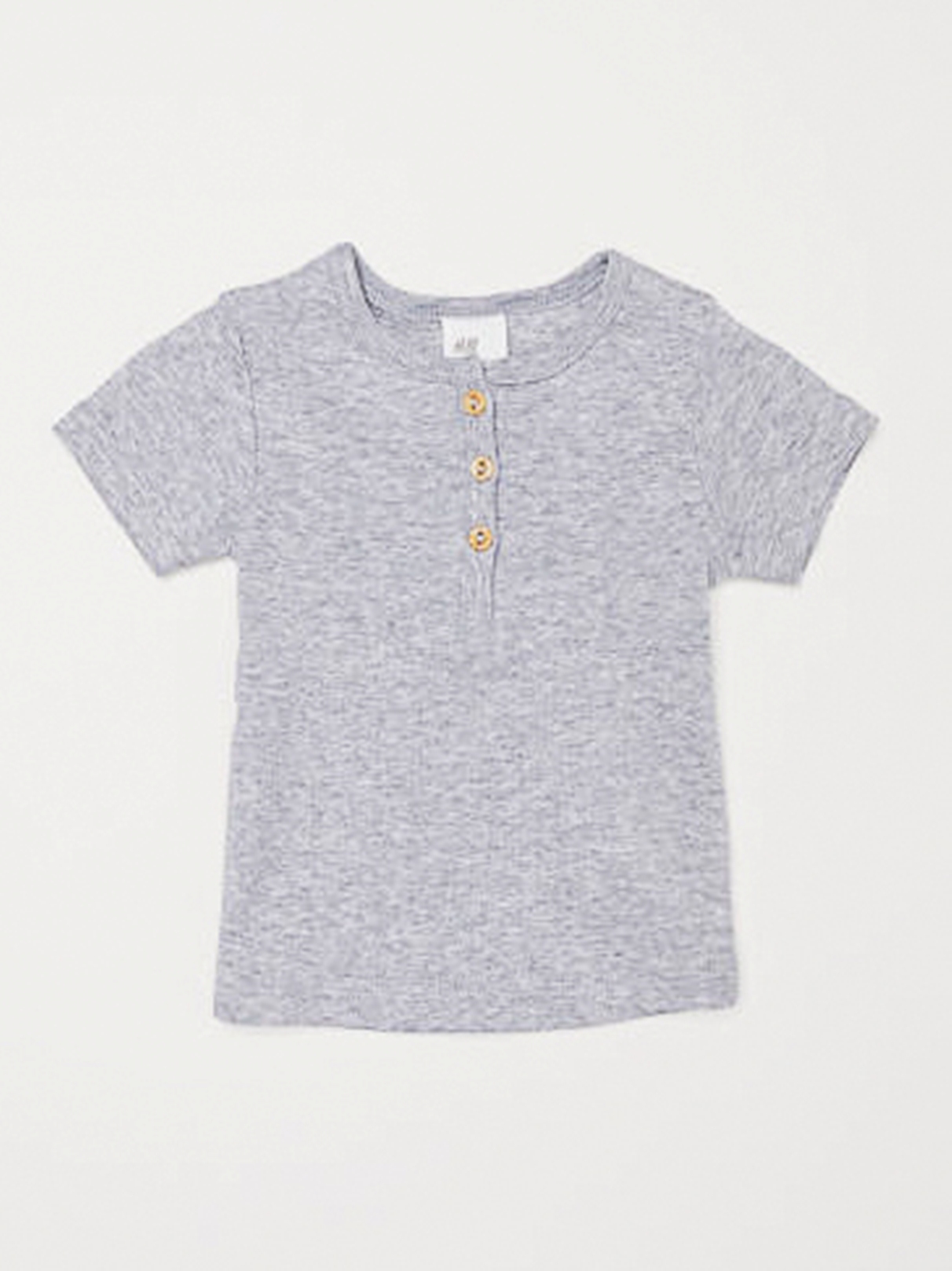

Футболка с застежкой H&M 0583486 68 cm Серый